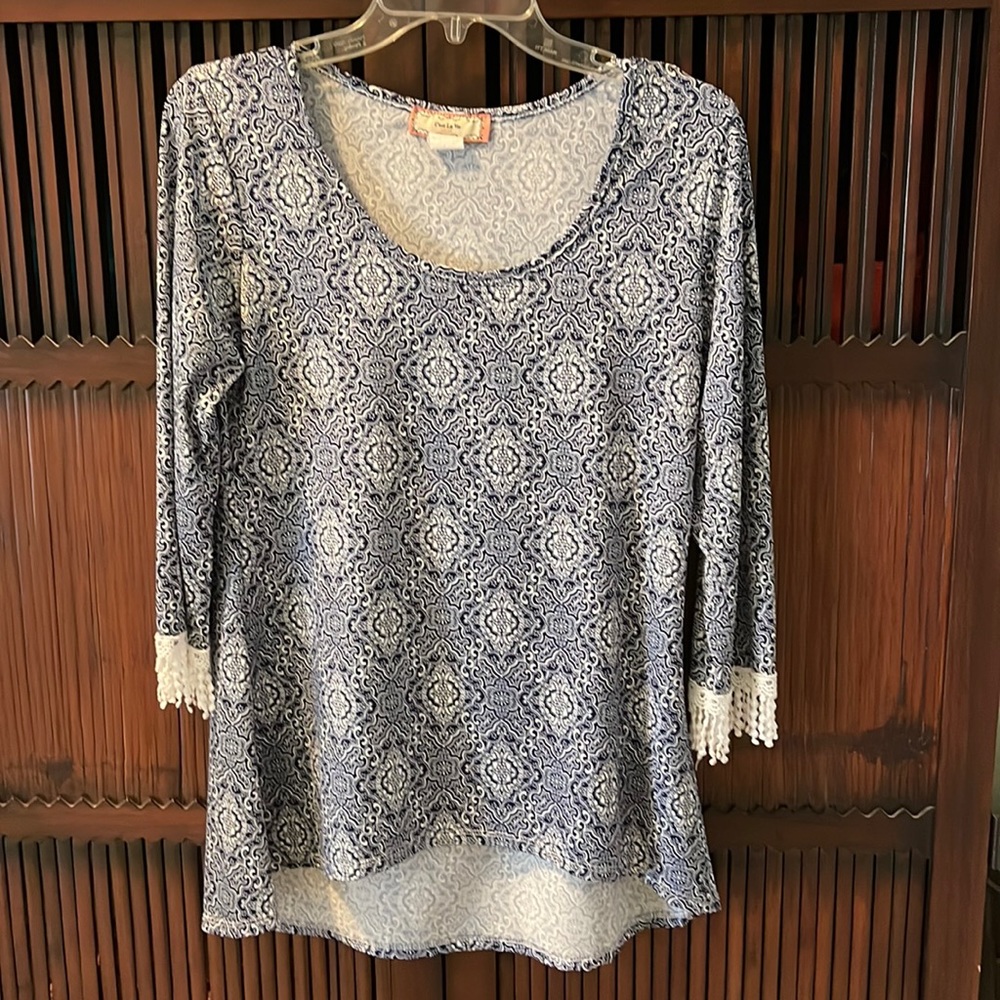 3/4 long sleeve women’s top.